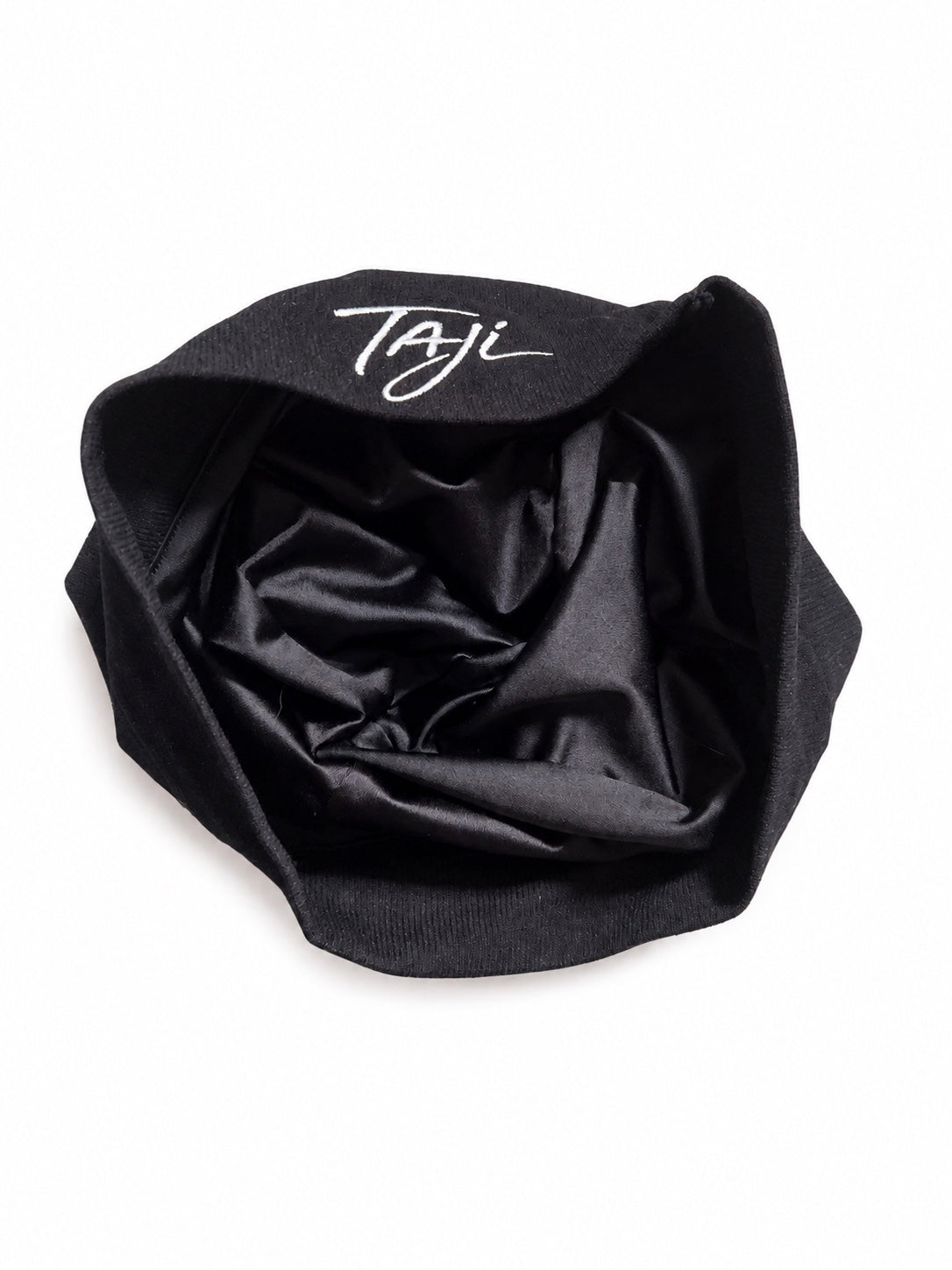 Black Satin-Lined Beanie